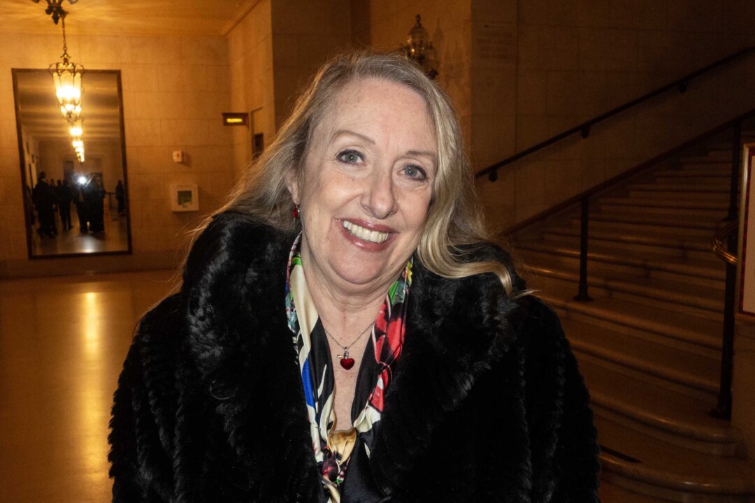 Suzi Chasteen Longardino enjoyed Shen Yun's matinee at the War Memorial Opera House on Dec. 31, 2025. (Gary Wang/The Epoch Times)