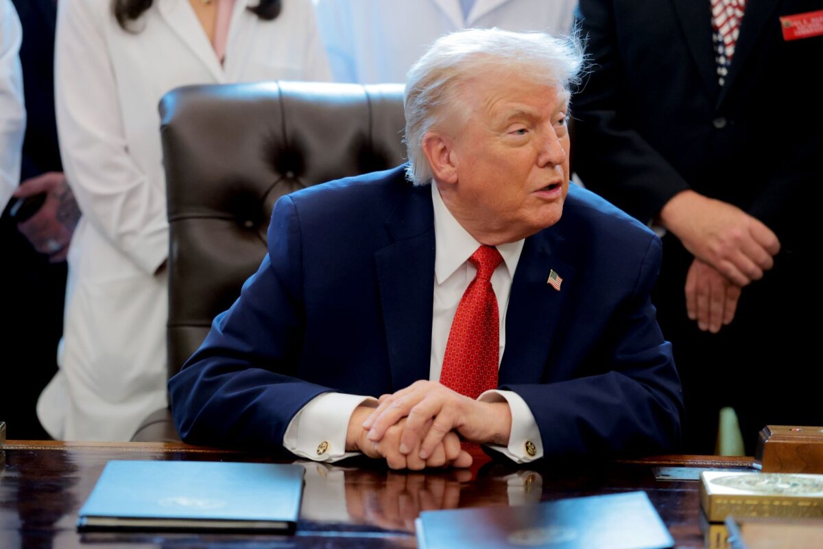 President Donald in the Oval Office on Dec. 18, 2025. (Anna Moneymaker/Getty Images)
