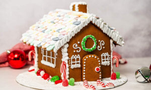 Gingerbread House (recipe and template)
