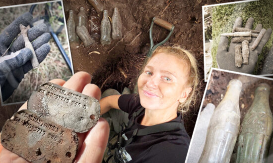 Metal Detectorist Finds Pair of US Army Dog Tags While Digging for WWII Relics in Northern Italy