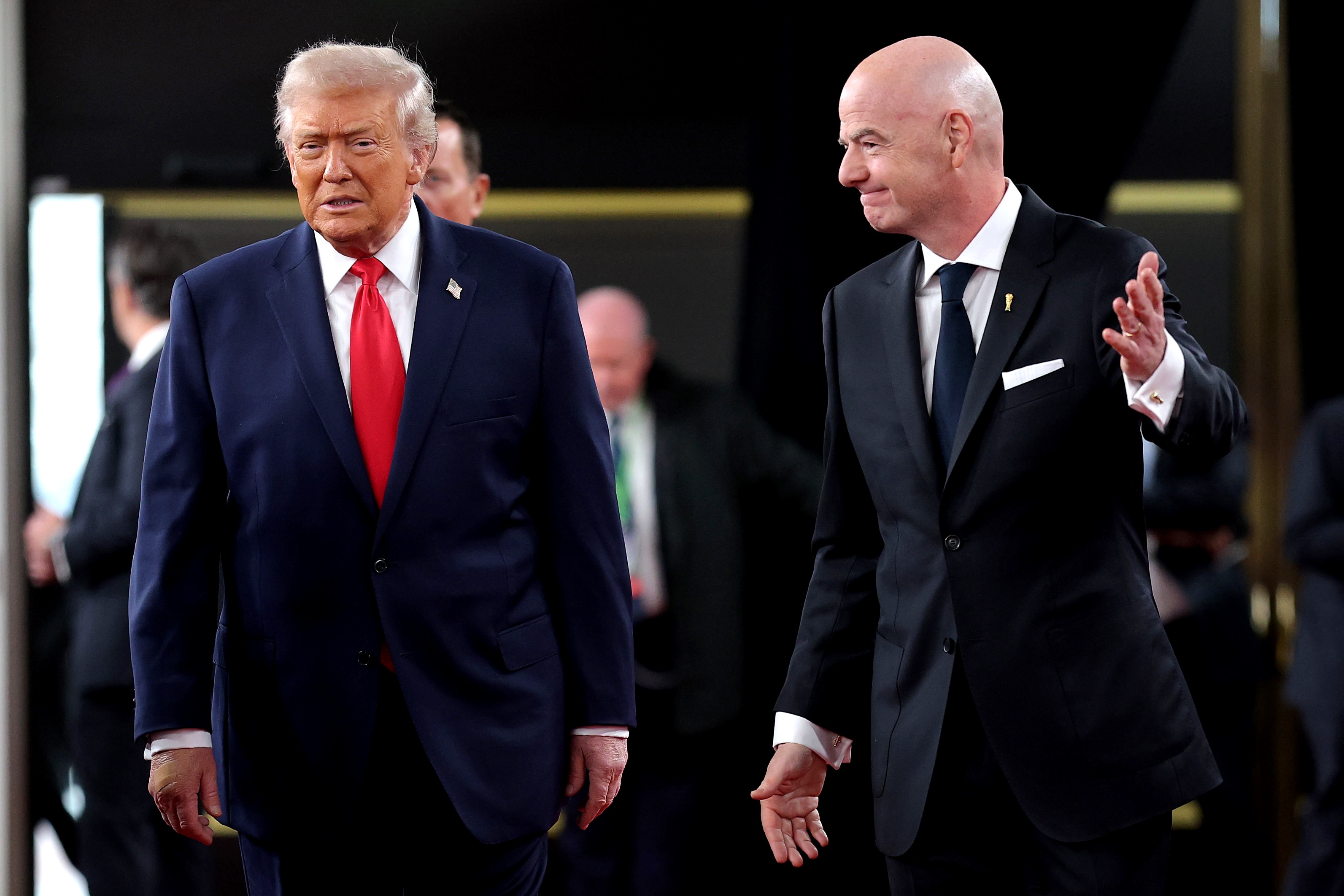 Trump Participates a FIFA Reception in New York