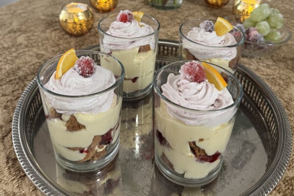 This Layered Parfait Is Holiday Magic in a Glass