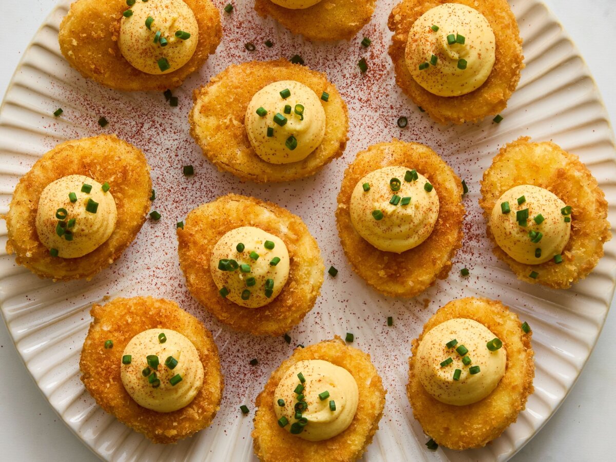 The key to even better deviled eggs? Add a little crunch. (Ryan Liebe/TCA)