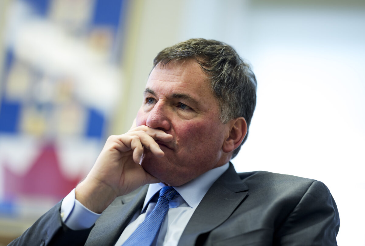 Dominic LeBlanc, President of the King's Privy Council for Canada and Minister responsible for Canada-U.S. Trade, Intergovernmental Affairs, Internal Trade and One Canadian Economy participates in an interview in his office in the Parliamentary Precinct in Ottawa, on Dec. 9, 2025. (The Canadian Press/Justin Tang)
