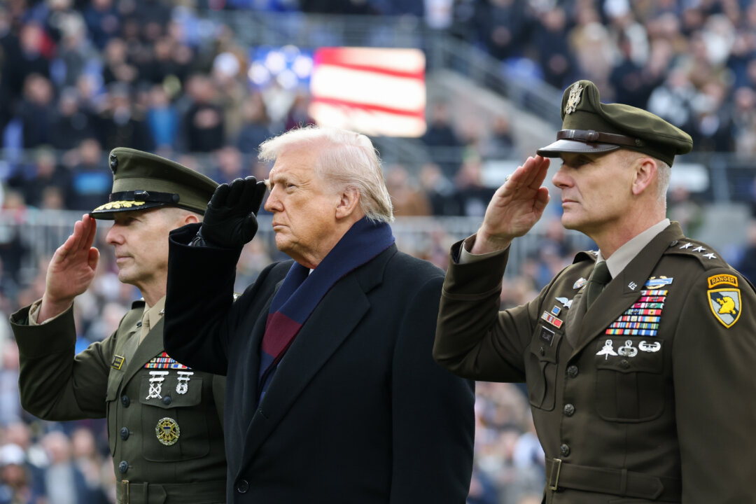 Trump Watches the Army–Navy Football Game