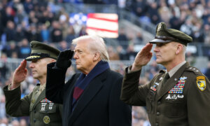 Trump Watches the Army–Navy Football Game