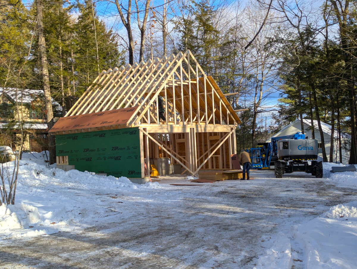 The architect, builder, or designer got one thing right with this new detached garage. (Tim Carter/Tribune Content Agency/TNS)