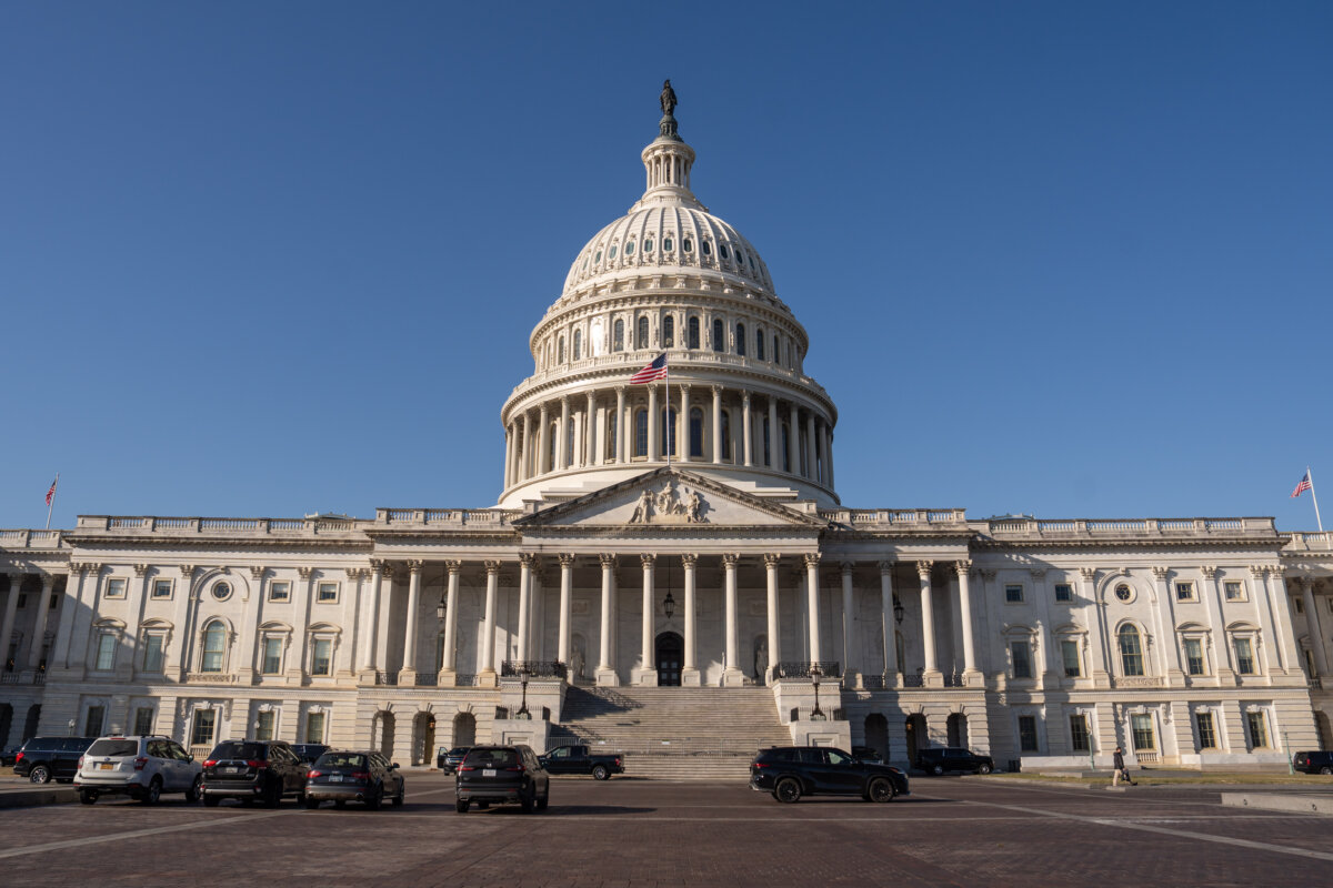 The U.S. Capitol on Dec. 18, 2025. (Madalina Kilroy/The Epoch Times)