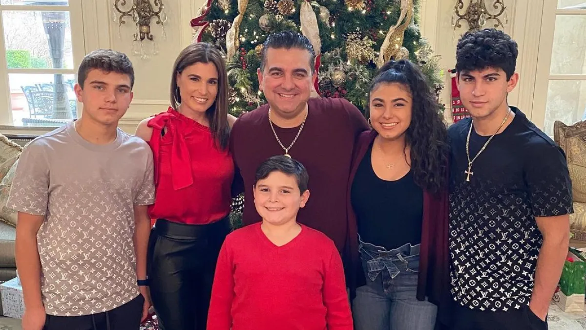 Buddy Valastro with his wife and four children, in this undated photo. (Courtesy of Buddy Valastro)