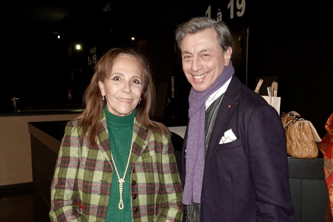 Danièle-Christine Giglio and Giancarlo d’Elia enjoyed Shen Yun's matinee at Galaxie Amnéville on Dec. 19, 2025. (Fan Yi/The Epoch Times)
