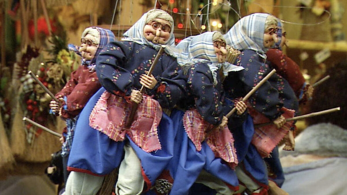 Rome's Christmas witch, La Befana, haunts—and then delights—local children. (Rick Steves' Europe)