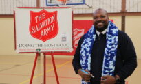 Salvation Army Pastor Crochets Scarves, Gifts for Red Kettle Volunteers
