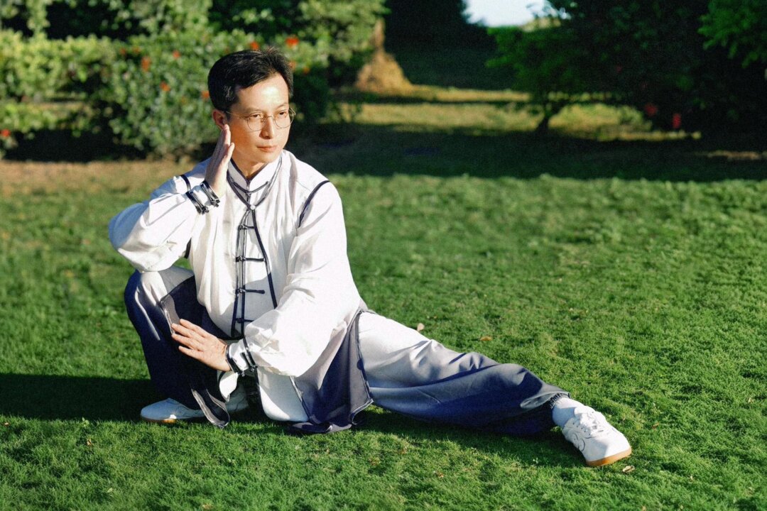 Tu Jing-wei practicing Tai Chi. (Courtesy of Tu Jing-wei)