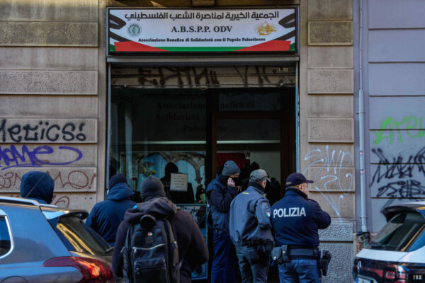 Italy Arrests 9 for Allegedly Using Charities to Fund Hamas Terrorists