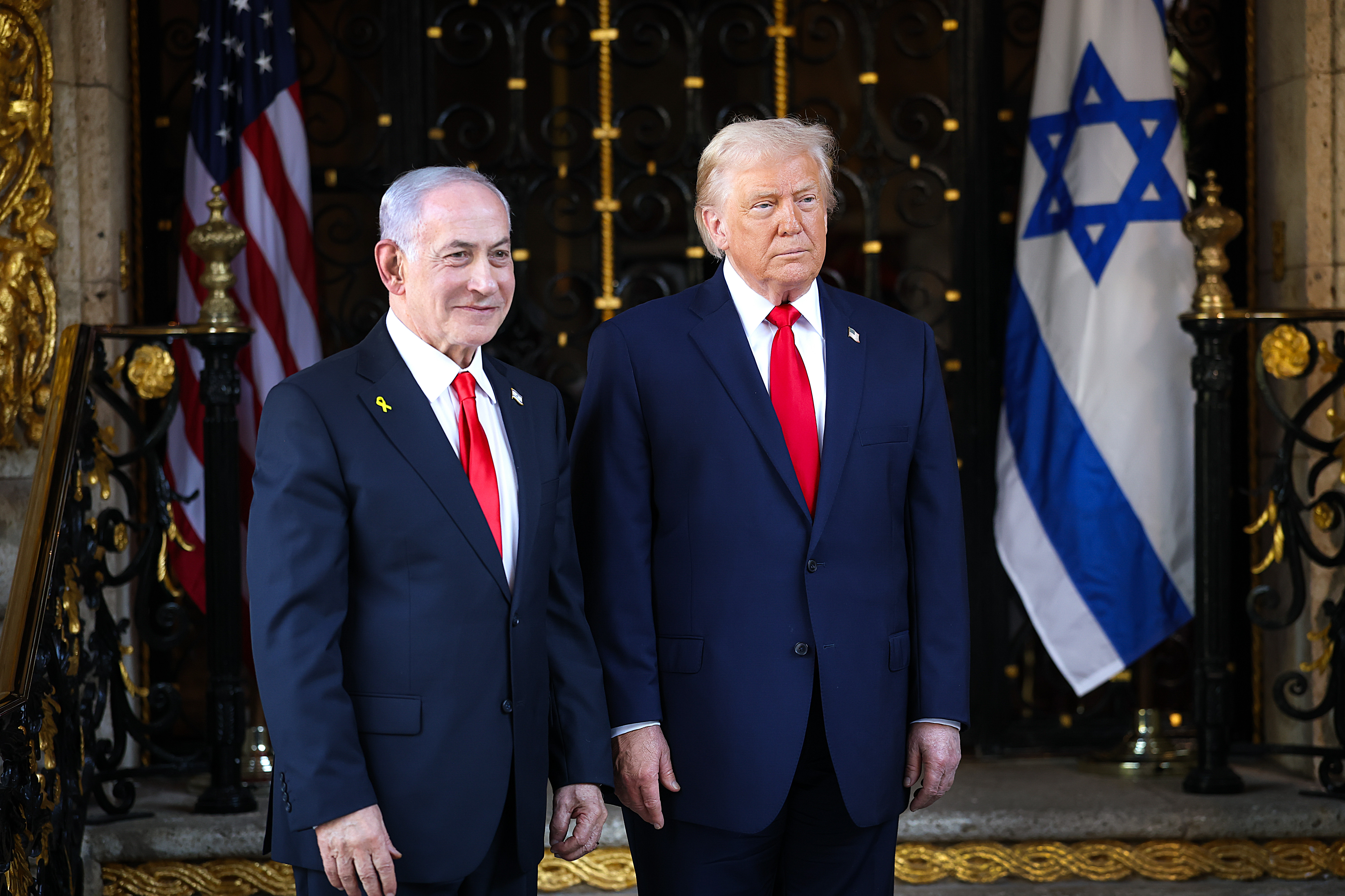 President Trump Meets With Israeli PM Netanyahu At His Palm Beach Estate
