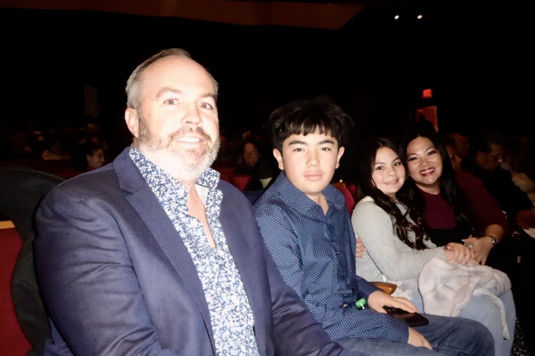 Stephen Leuthold and his family enjoyed Shen Yun's evening performance at the Jones Hall for the Performing Arts on Dec. 30, 2025. (Frank Liang/The Epoch Times)