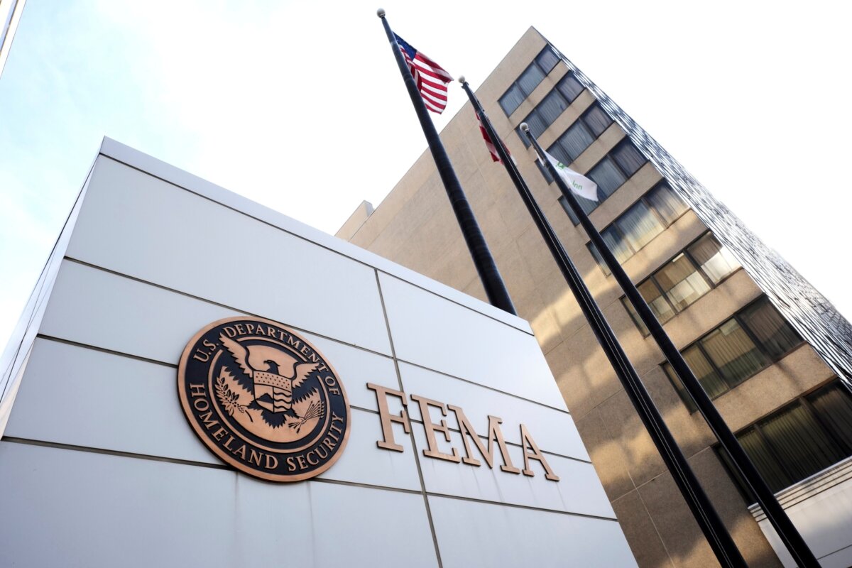 The Federal Emergency Management Agency headquarters is shown in Washington on May 5, 2025. (AP Photo/Gene J. Puskar, File)
