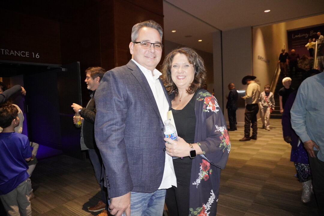 John Clements, owner of an accounting firm, and his wife, Shilo Clements, enjoyed Shen Yun’s opening performance at The Long Center for the Performing Arts in Austin on Jan. 2, 2026. (Nancy Ma/The Epoch Times)