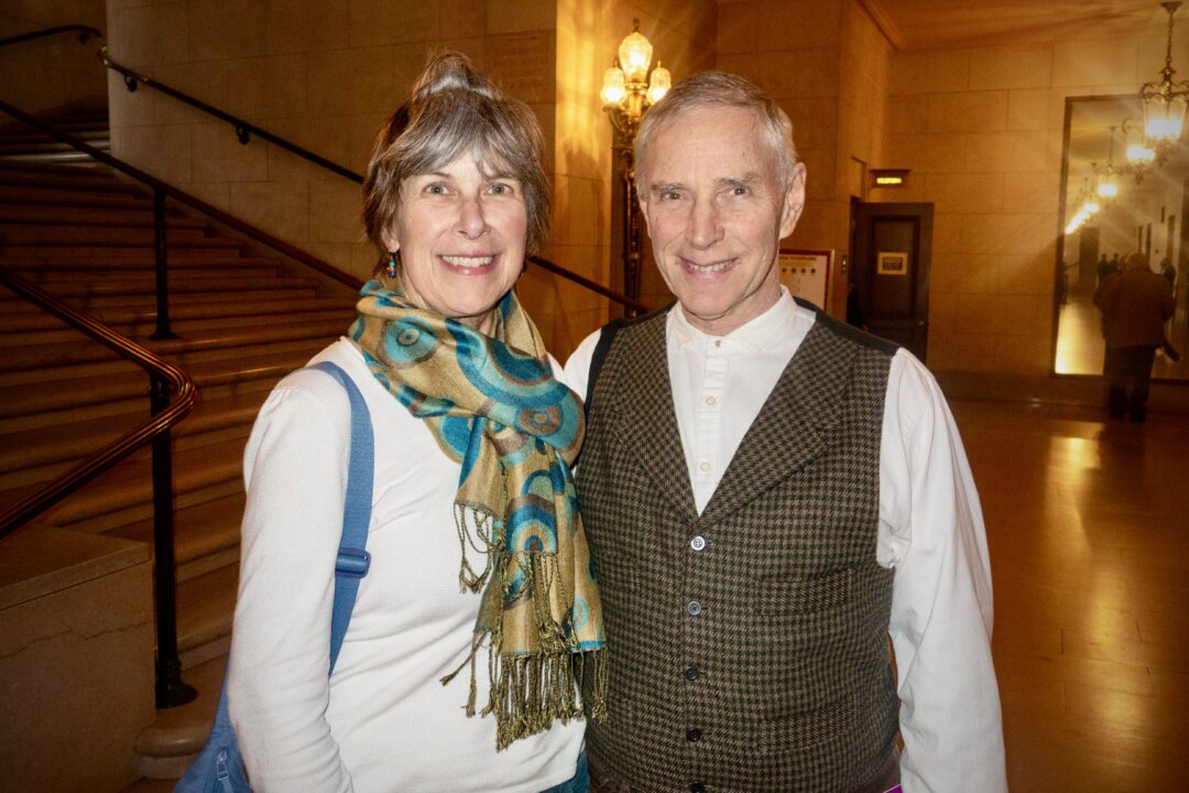 Tammy and Franklin Davis enjoyed Shen Yun's matinee at the War Memorial Opera House on Jan. 4, 2026. (NTD)