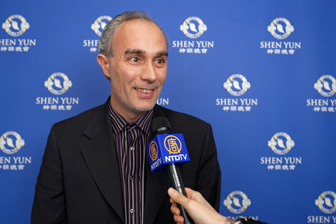 Laurent Jourdaa enjoyed Shen Yun at the Zénith Oméga de Toulon, in Toulon, on Jan. 4, 2026. (NTD)
