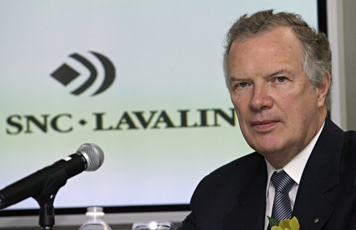 SNC-Lavalin CEO Jacques Lamarre in Toronto on May 5, 2005. (The Canadian Press/Adrian Wyld)