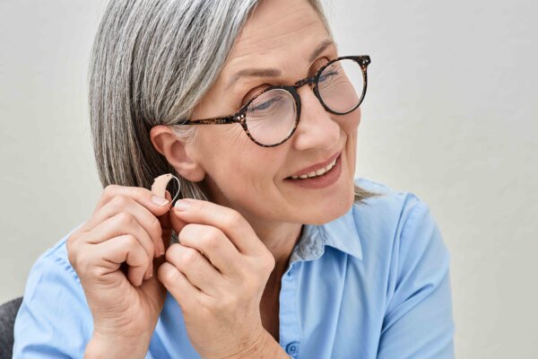 Audien Atom—a prescription-free hearing device that costs about one-tenth the price of traditional hearing aids