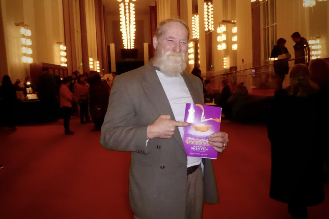 Matthew Woods attends Shen Yun Performing Arts at the Trump Kennedy Center Opera House on Jan. 7, 2026. (Frank Liang/The Epoch Times)