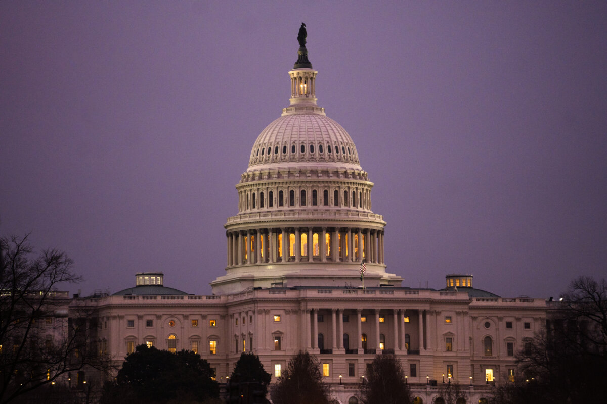 The U.S. Capitol on Jan. 6, 2026. (Madalina Kilroy/The Epoch Times)