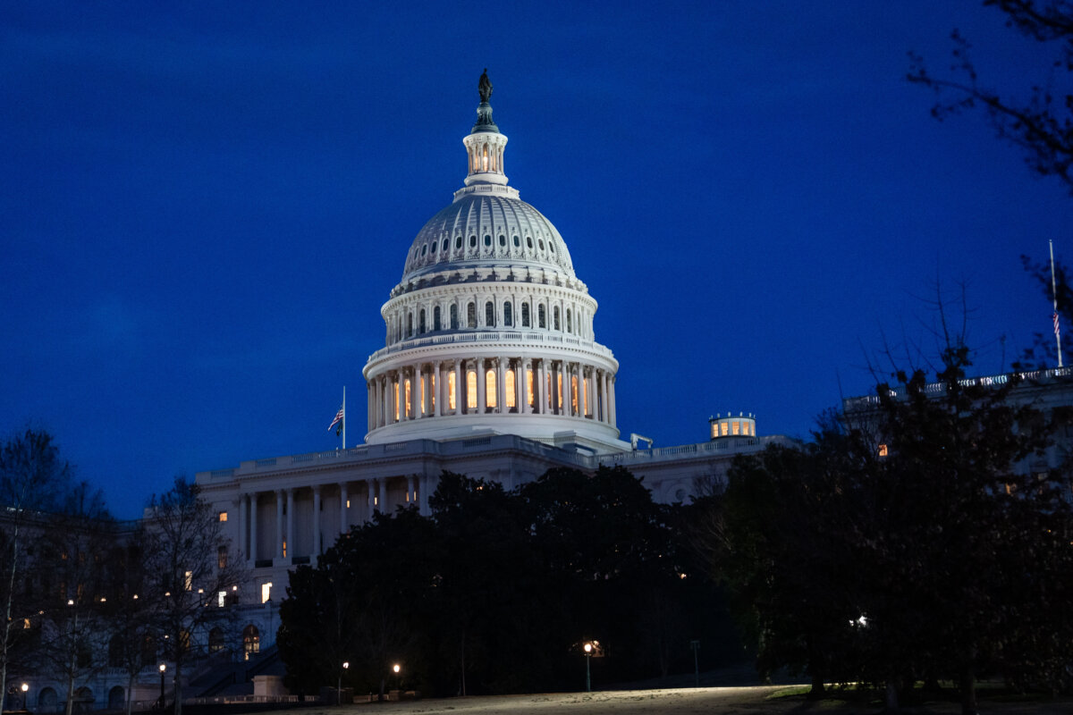 The U.S. Capitol building in Washington on Jan. 8, 2026. (Madalina Kilroy/The Epoch Times)