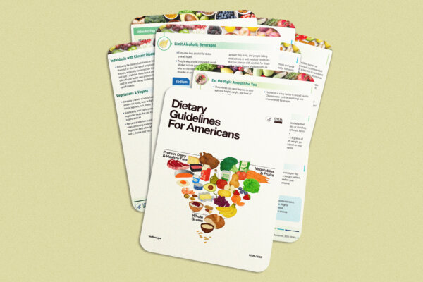 The Science Behind the New Dietary Guidelines
