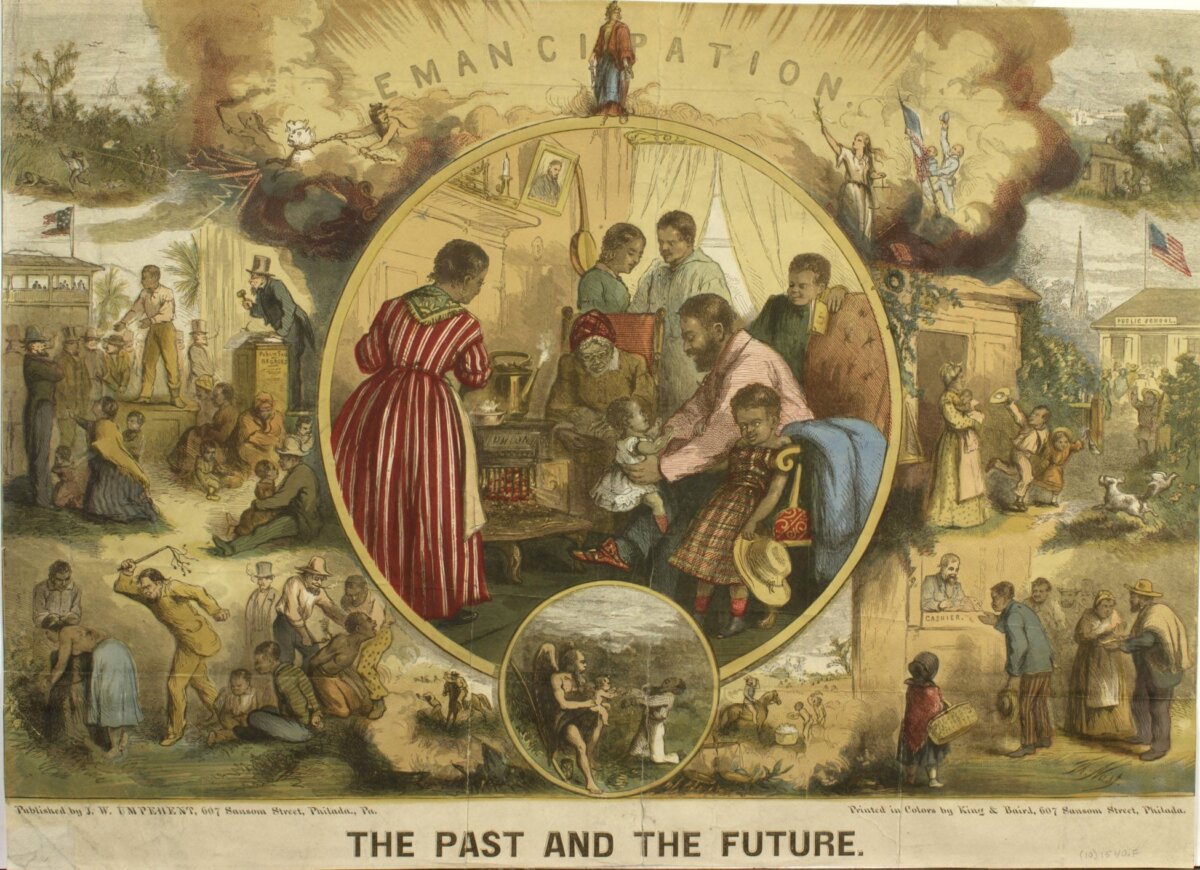 “Emancipation: The Past and the Future, Thomas Nast