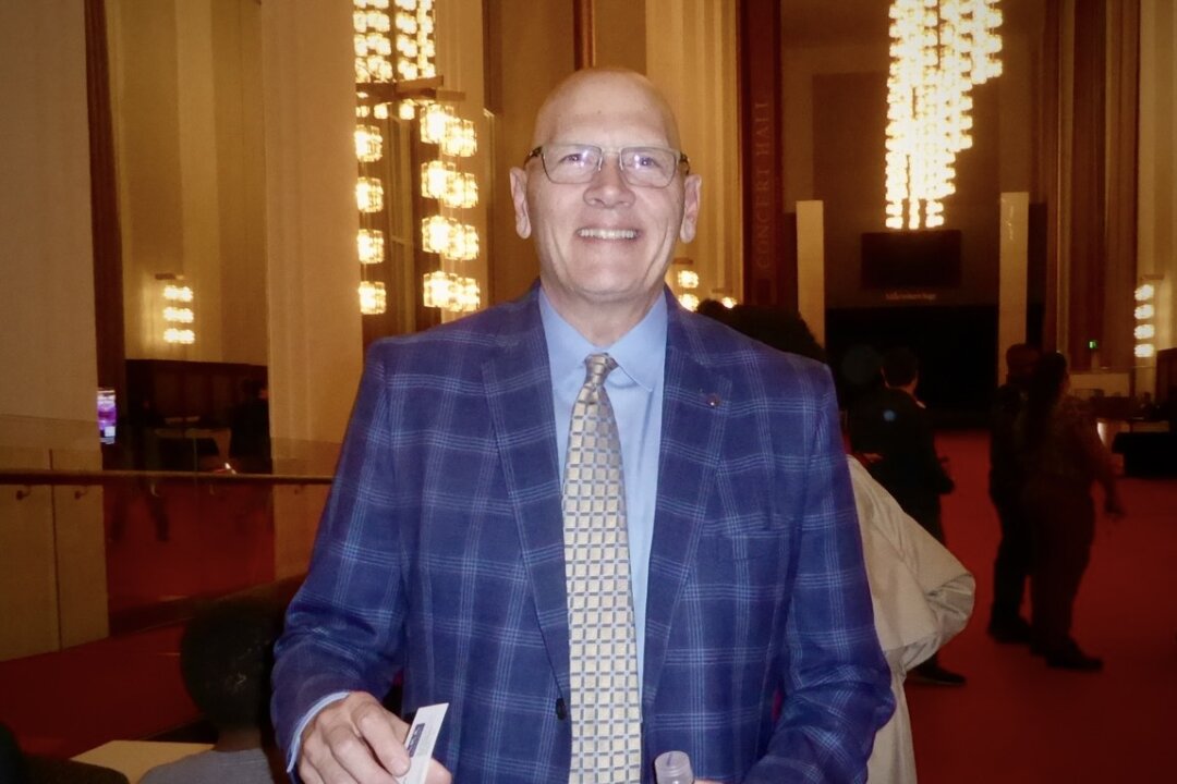James Kuhlman, a strategic account manager, enjoyed Shen Yun at the Trump Kennedy Center Opera House in Washington, D.C. on Jan. 9, 2026. (Frank Liang/The Epoch Times)