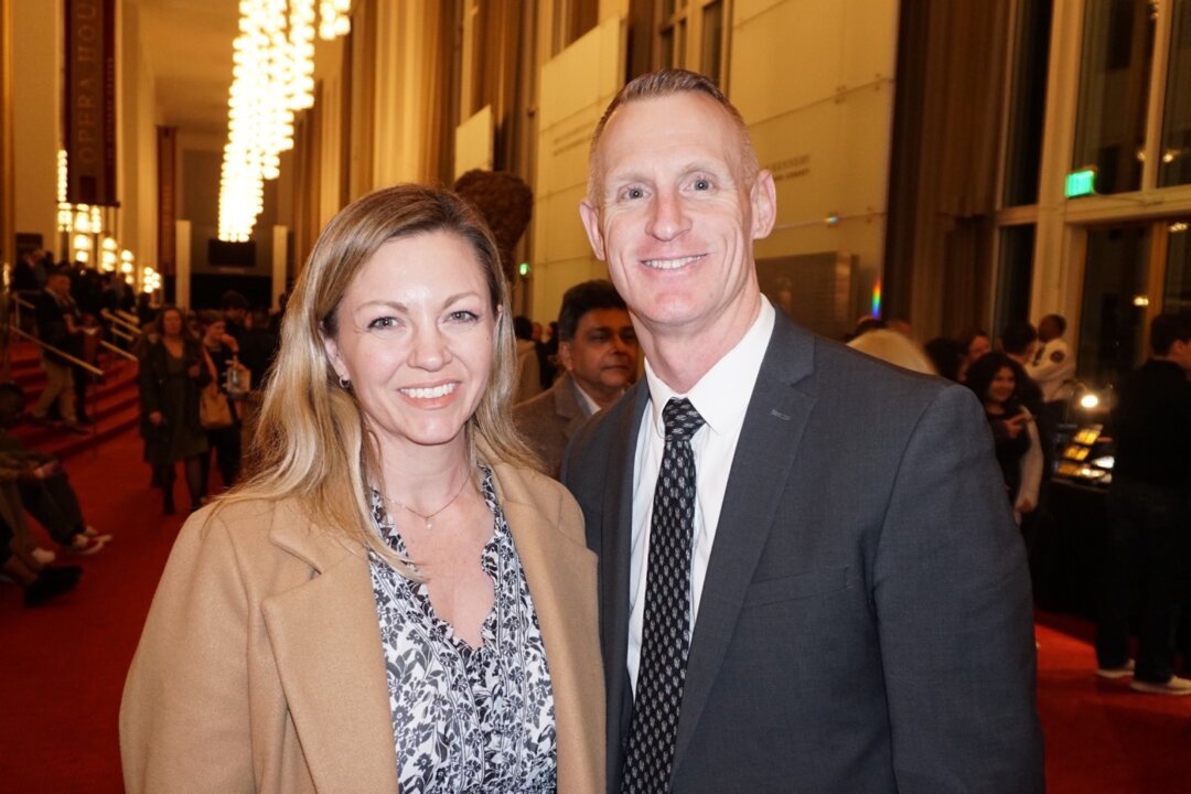Christine and Scott Stewart enjoyed Shen Yun's evening show at the Trump Kennedy Center Opera House on Jan. 10, 2026. (Weiyong Zhu/The Epoch Times)