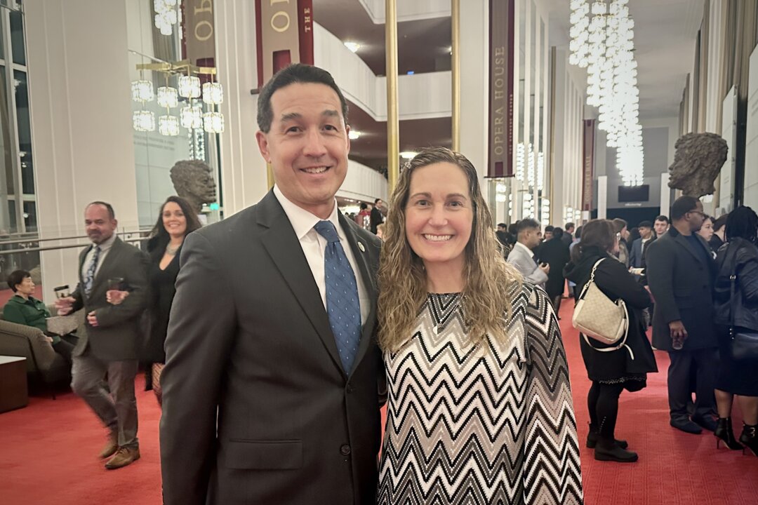 Victor and Katie Suarez enjoyed Shen Yun's evening show at the Trump Kennedy Center Opera House in Washington, on Jan. 10, 2026. (Jenny Jing/The Epoch Times)