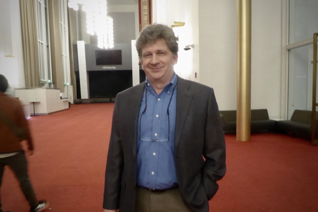 John Morris, president of a computer security company, attends Shen Yun Performing Arts at the Trump Kennedy Center Opera House in Washington on Jan. 10, 2026. (Frank Liang/The Epoch Times)