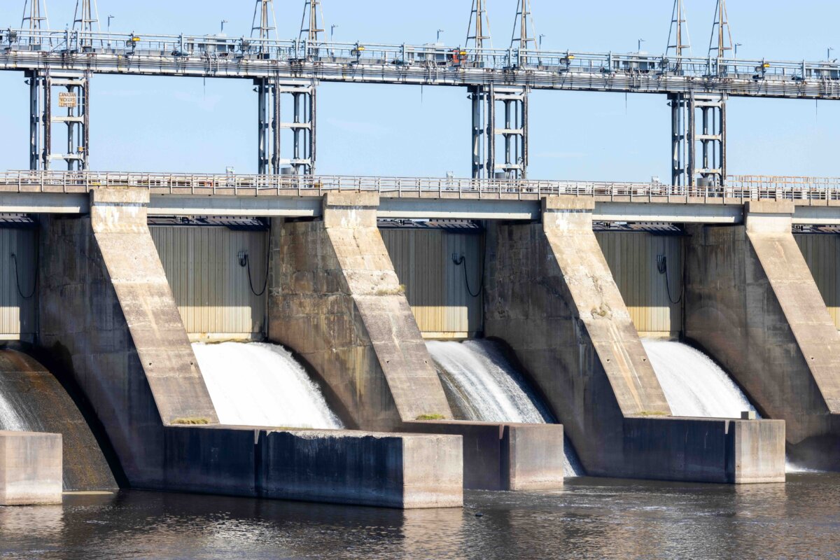 The Carrilon hydro electric power station operated by Hydro-Québec in Pointe-Fortune, Quebec, in a file photo. (Christopher O'Donnell/Shutterstock)