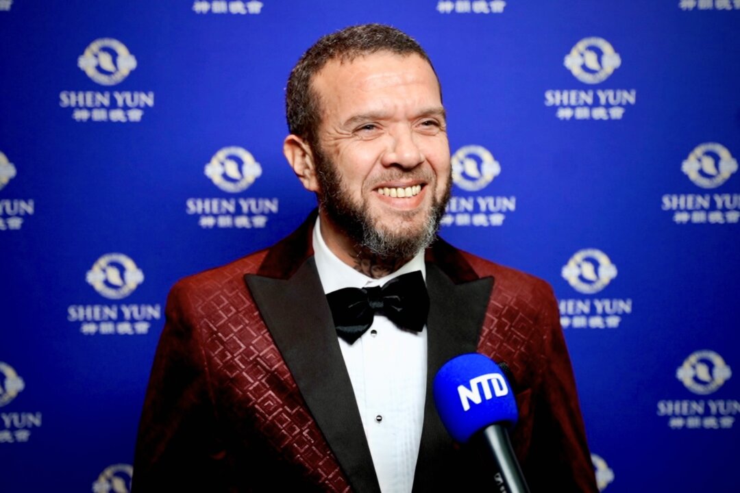 Michael Grierson attends Shen Yun Performing Arts at Eventim Apollo, London, UK, on Jan. 13, 2026. (NTD)