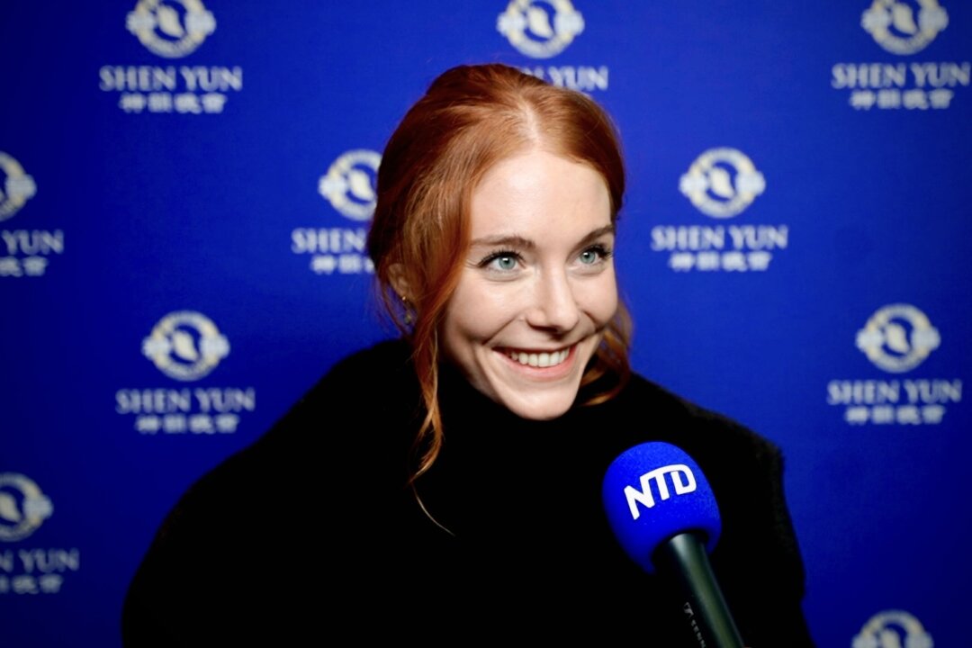 Reka Nagy-Miticzky attended Shen Yun Performing Arts at Eventim Apollo, London, UK, on Jan. 13, 2026. (NTD)