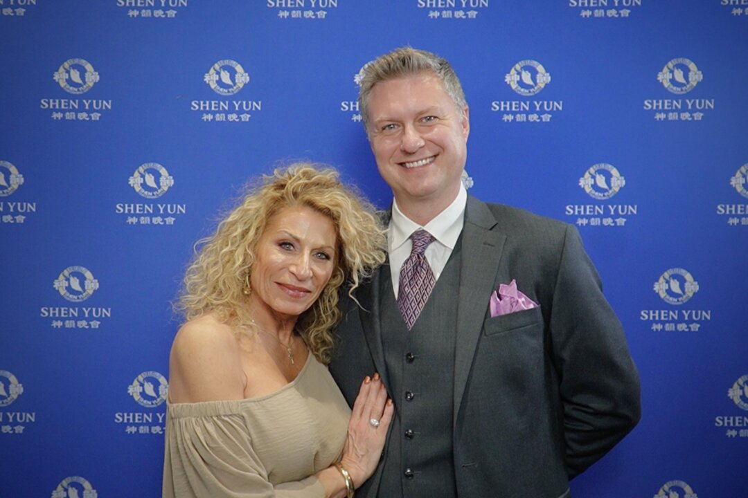 Letizia Lecocq and Shane Lecocq at the Shen Yun Performing Arts performance at Jefferson Performing Arts Center on Jan. 13, 2026. (NTD)