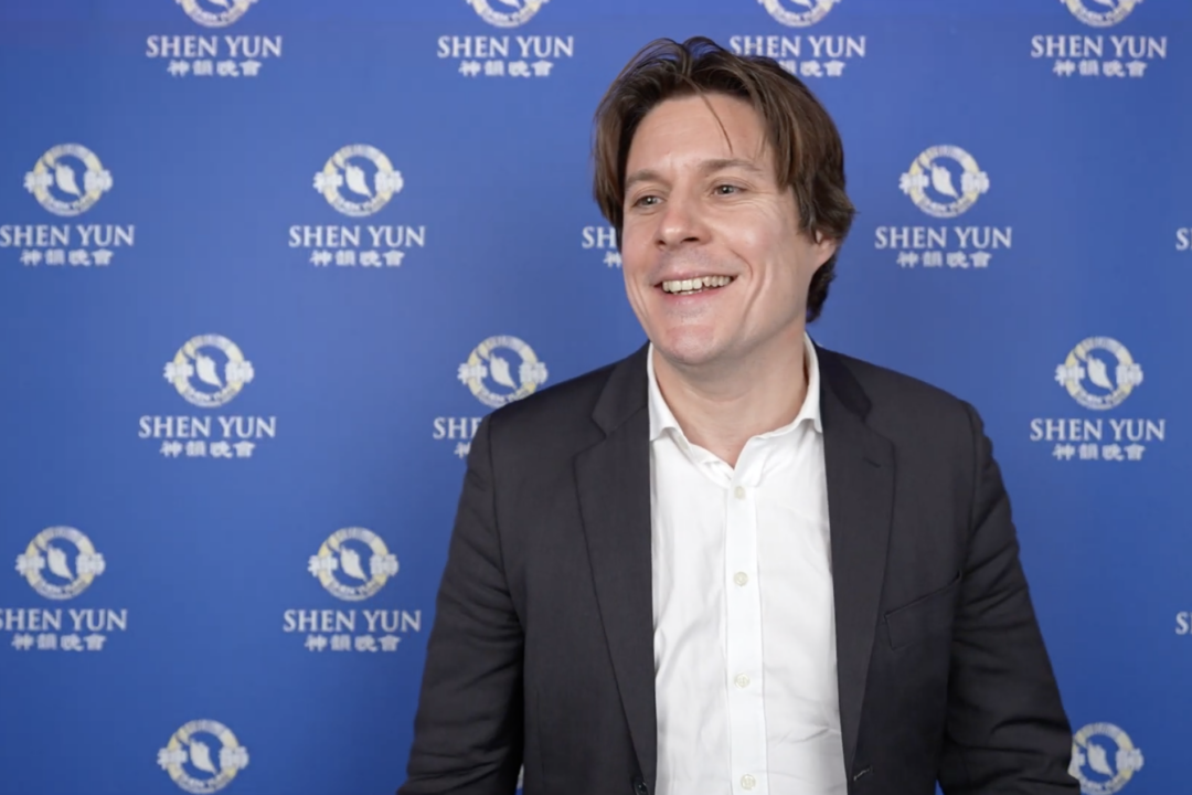 Emmanuel Pitaval said he was “completely in awe” of Shen Yun Performing Arts at the Zénith in Rouen, France, on Jan. 13, 2026. (NTD)
