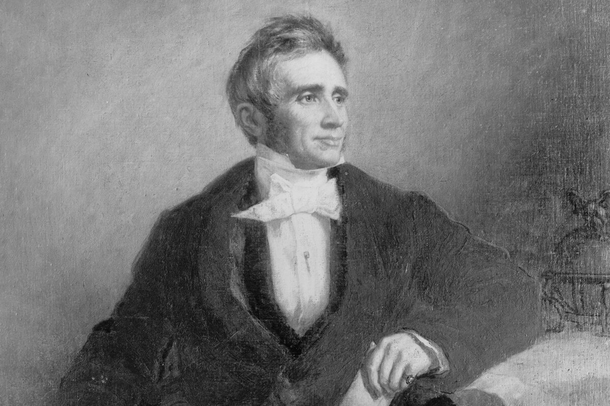 A detail of Charles Goodyear's portrait after the 1855 painting by George Peter Alexander Healy. (Public Domain)