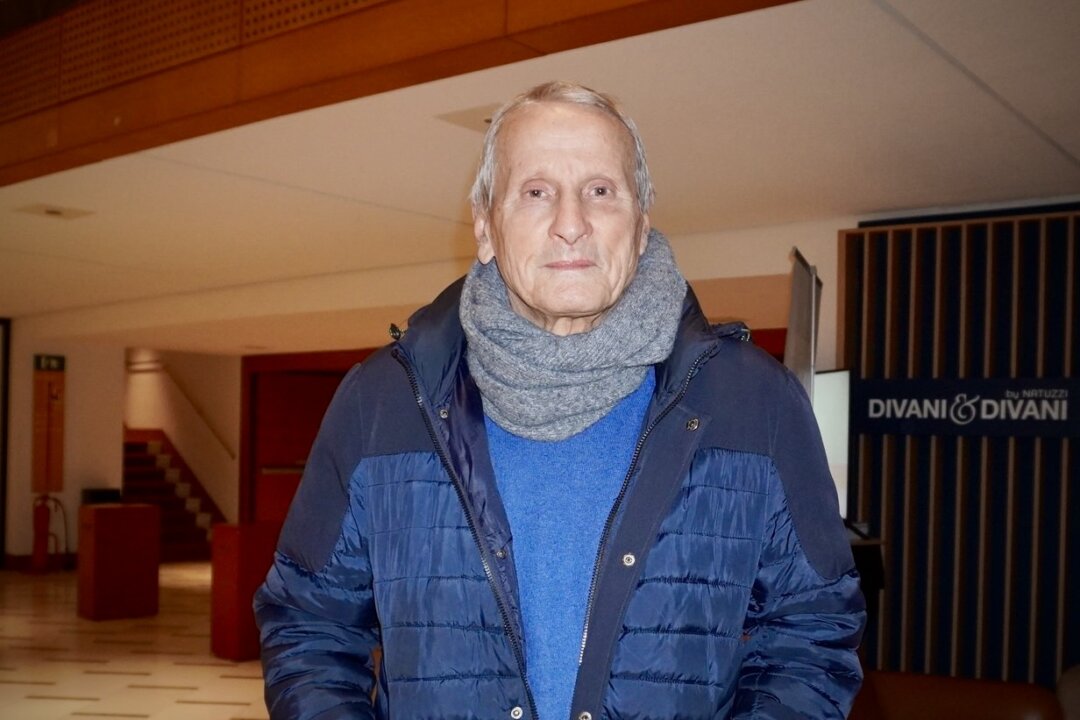 Retired Italian General Attilio Andrè attended Shen Yun Performing Arts inaugural performance at the Teatro degli Arcimboldi in Milan, Italy, on Jan. 13, 2026. (Lin Nanyu/The Epoch Times)