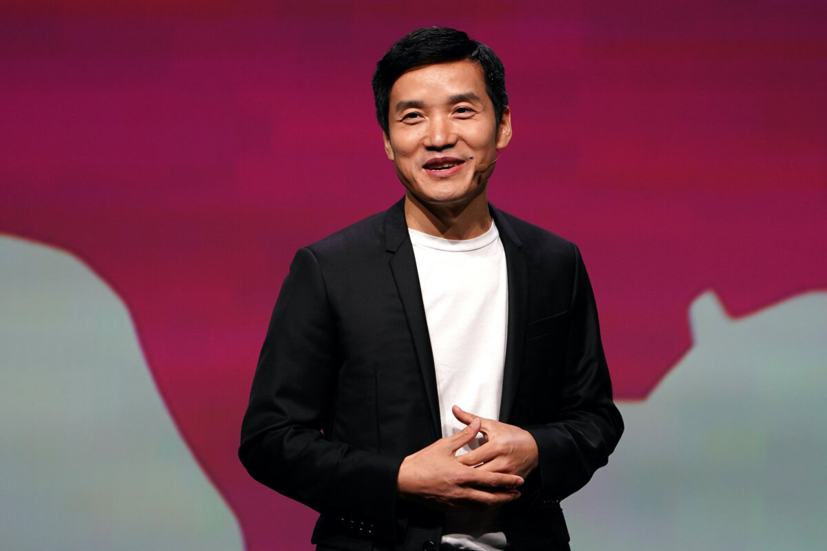 Chief Executive Officer of OnePlus Pete Lau attends a launch event for the new OnePlus 6T in the Manhattan borough of New York City on Oct. 29, 2018. (Carlo Allegri/Reuters)