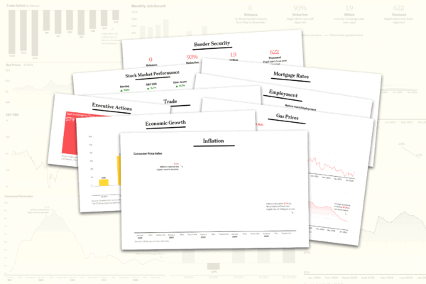 In Charts: Trump's First Year by the Numbers