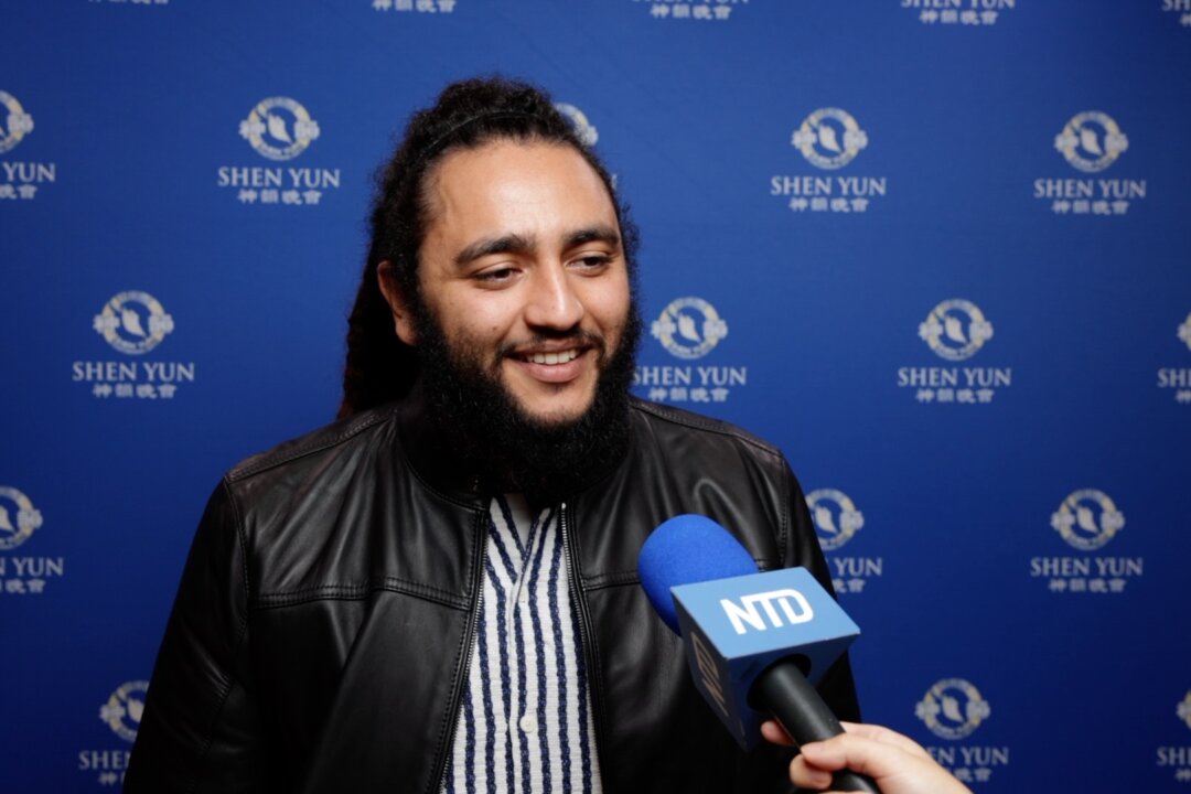 Nicholas Sayed enjoyed Shen Yun's evening show at the the Younes and Soraya Nazarian Center for the Performing Arts on Jan. 16, 2026. (NTD)