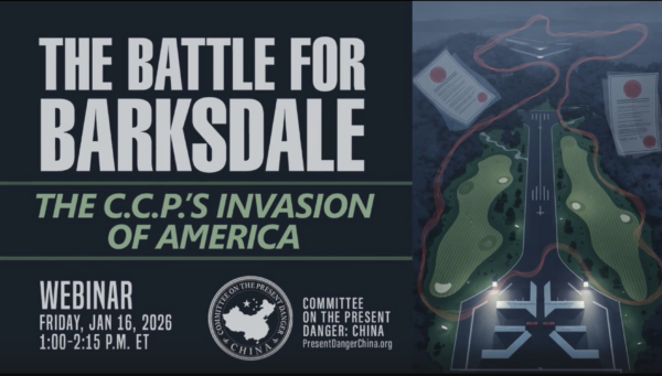 CPDC Webinar on CCP's Invasion of US by Buying Land Around Military Bases