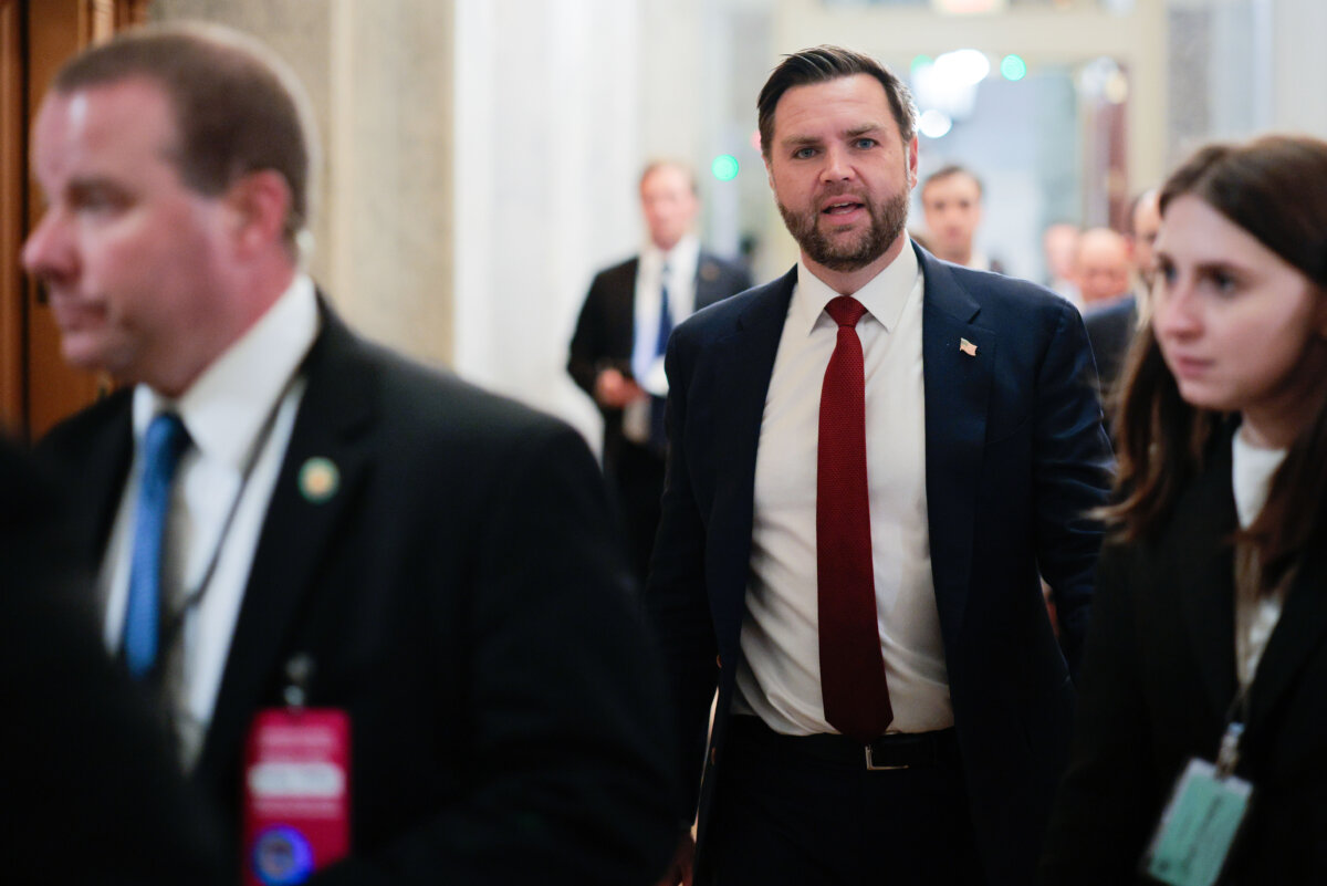 Vice President JD Vance arrives at the U.S. Capitol on Jan. 14, 2026. (Chip Somodevilla/Getty Images)