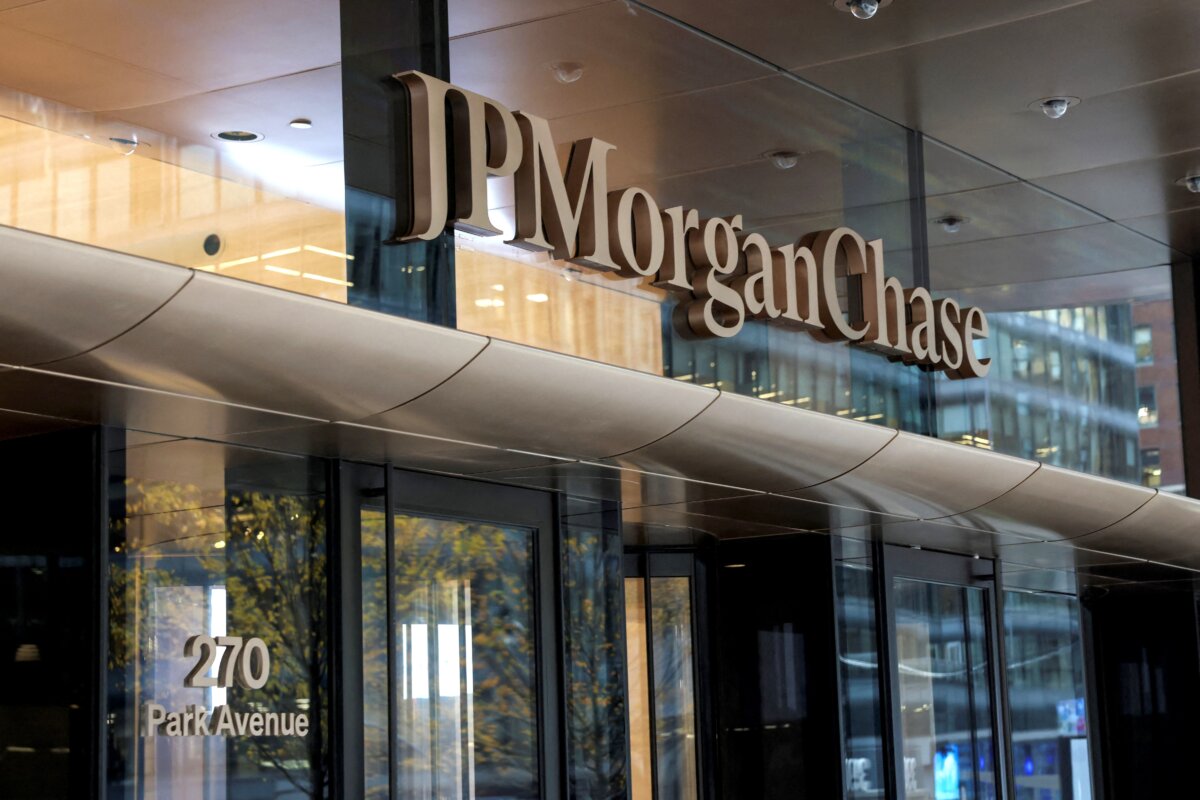 An exterior view of the new JPMorgan Chase global headquarters building at 270 Park Avenue in New York City on Nov. 13, 2025. (Angela Weiss/AFP via Getty Images)