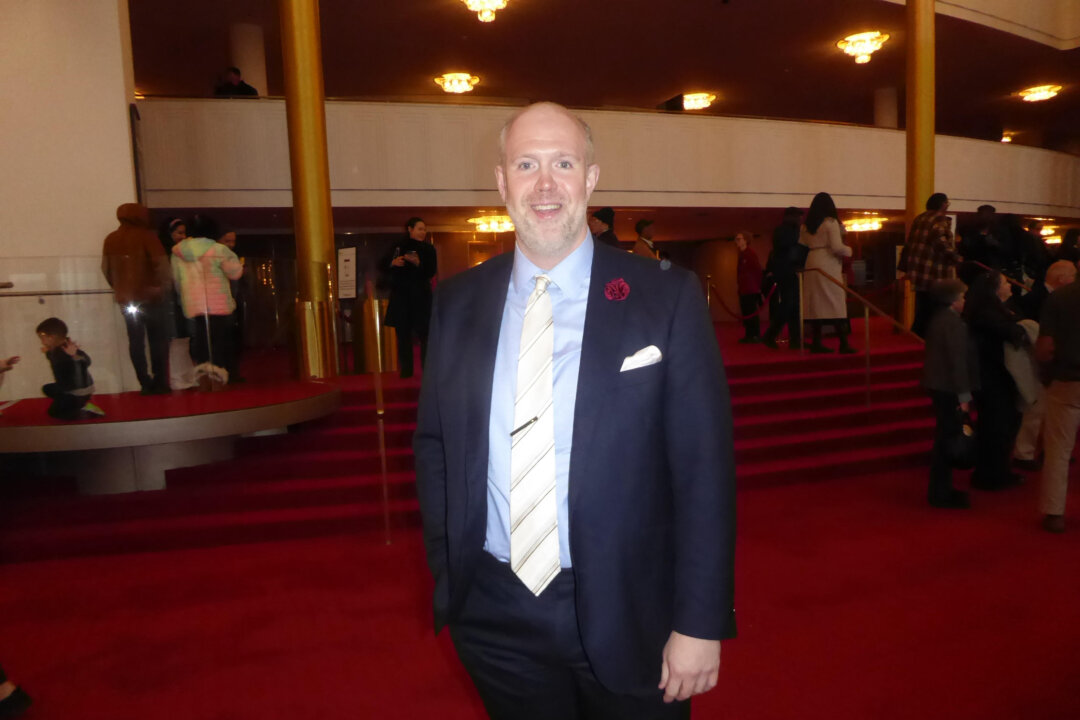 Kalev Leetaru at the Shen Yun Performing Arts performance at the Trump Kennedy Center Opera House on Jan. 18, 2026. (Frank Liang /The Epoch Times)