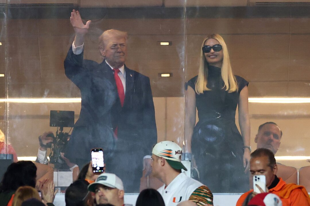 Trump Attends College Football Championship in Florida